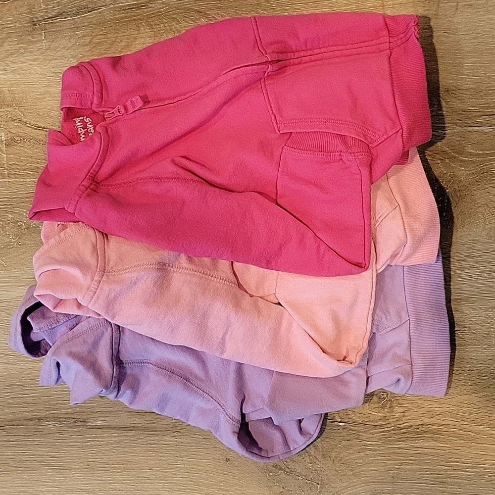 Bundle of 3 Jumping Beans 5T zipper hoodies